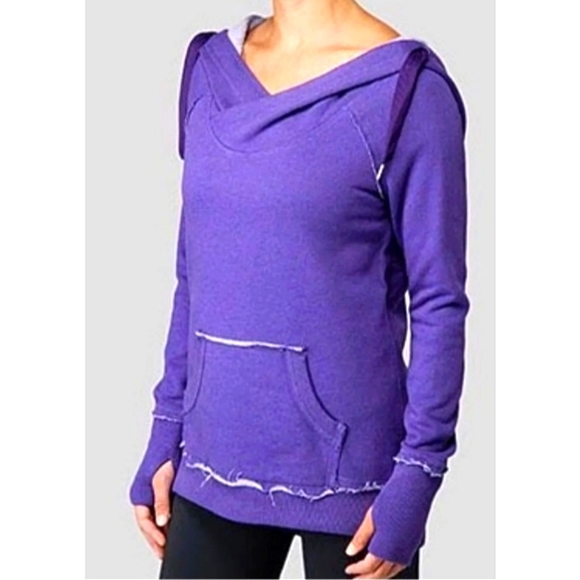 lululemon athletica Tops - Lululemon purple hooded sweatshirt 💜 10